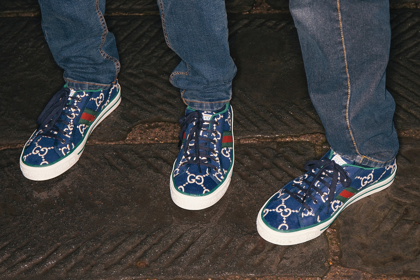 Gucci Tennis 1977 Sneaker GG Monogram Navy
