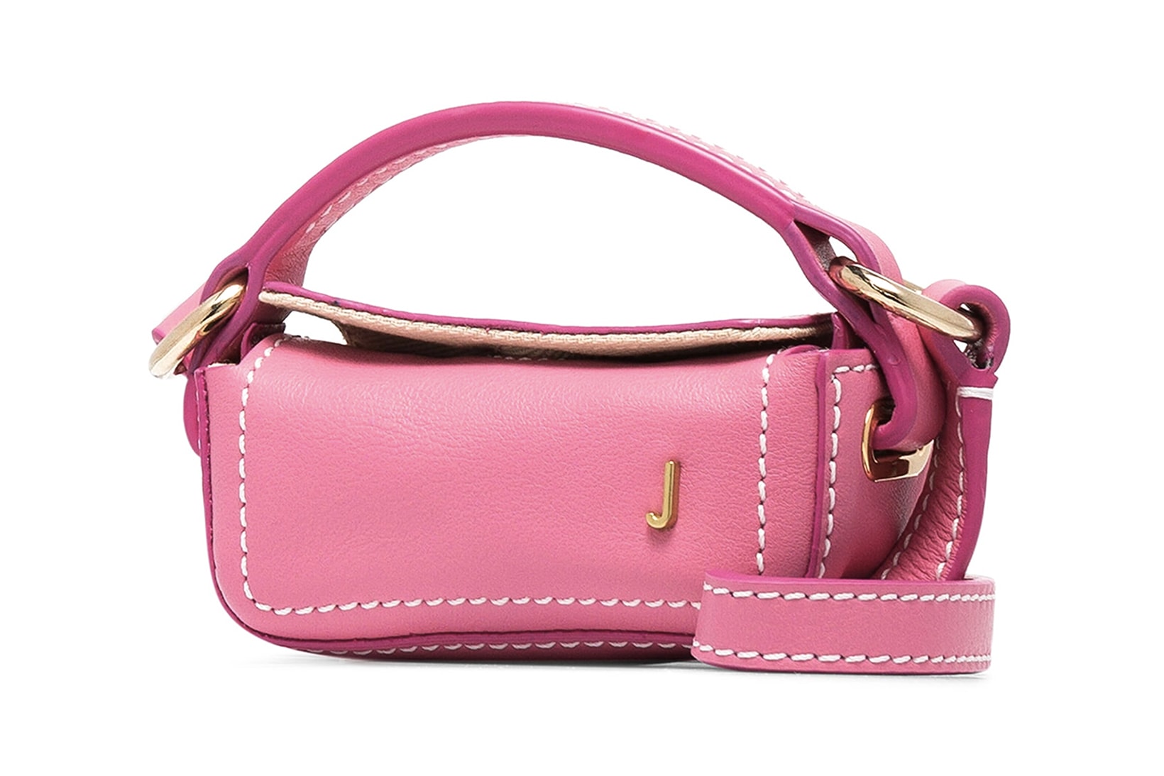 jacquemus pink le nani leather mini designer bag accessory 