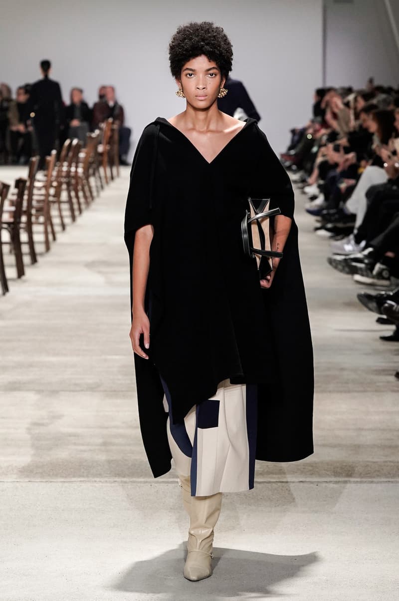 Jil Sander Fall/Winter 2020 Collection Runway Show Tunic Black