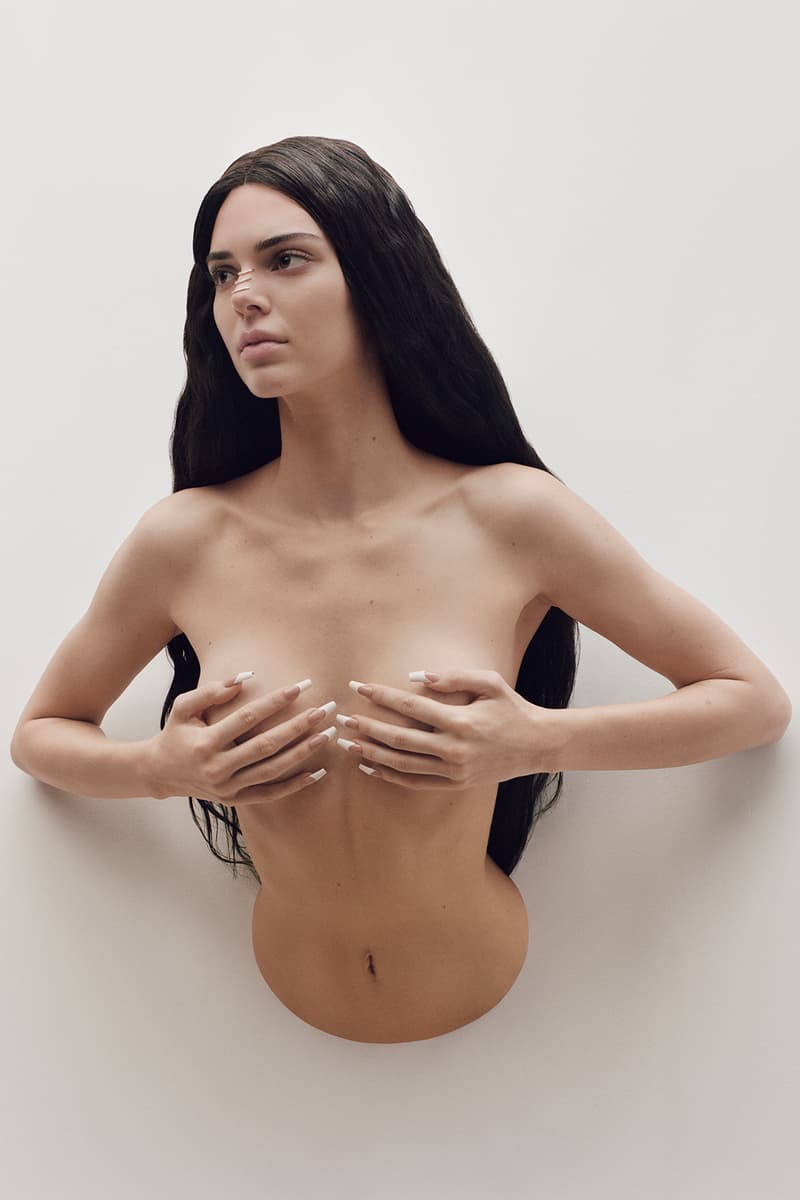 Kendall Jenner Maurizio Cattelan GARAGE Magazine Cover Editorial Artworks