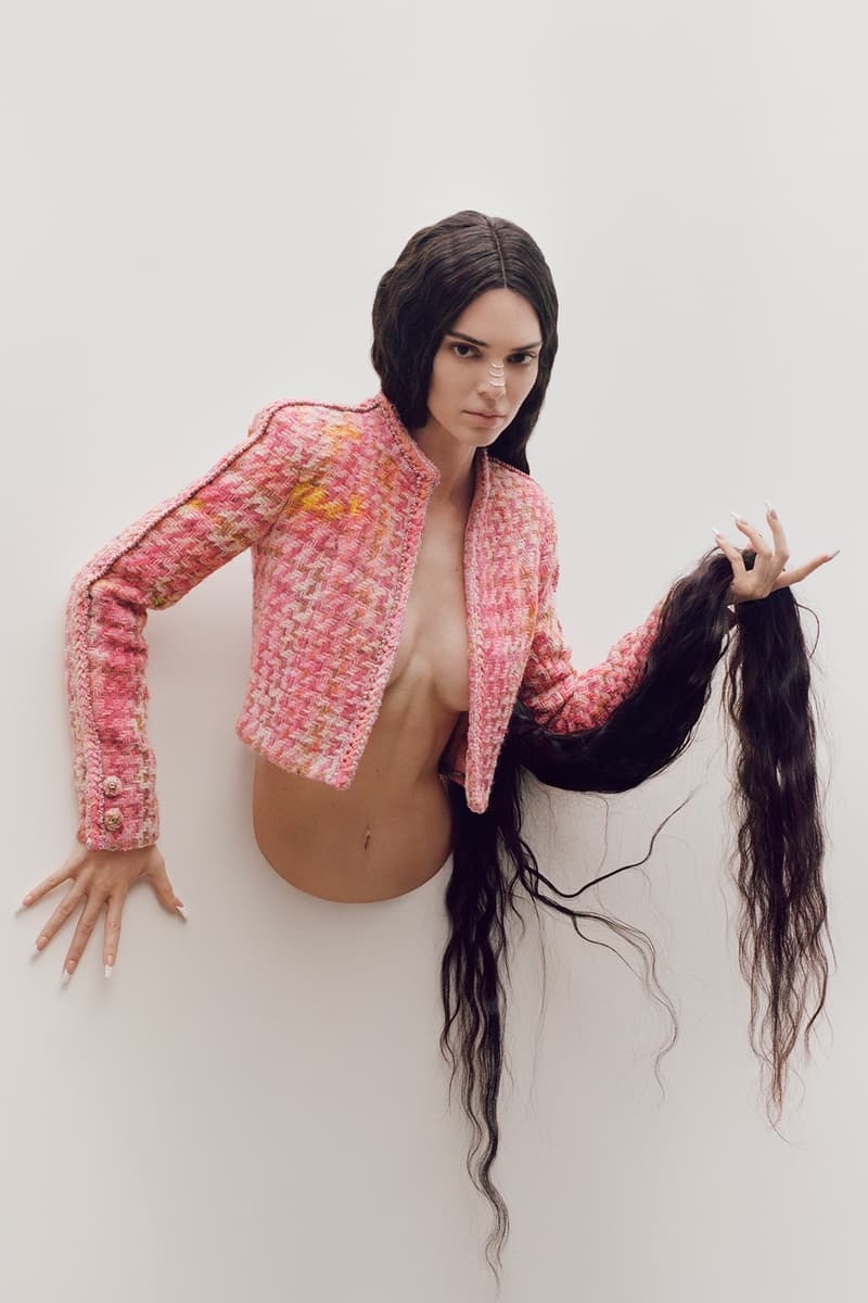 Kendall Jenner Maurizio Cattelan GARAGE Magazine Cover Editorial Artworks