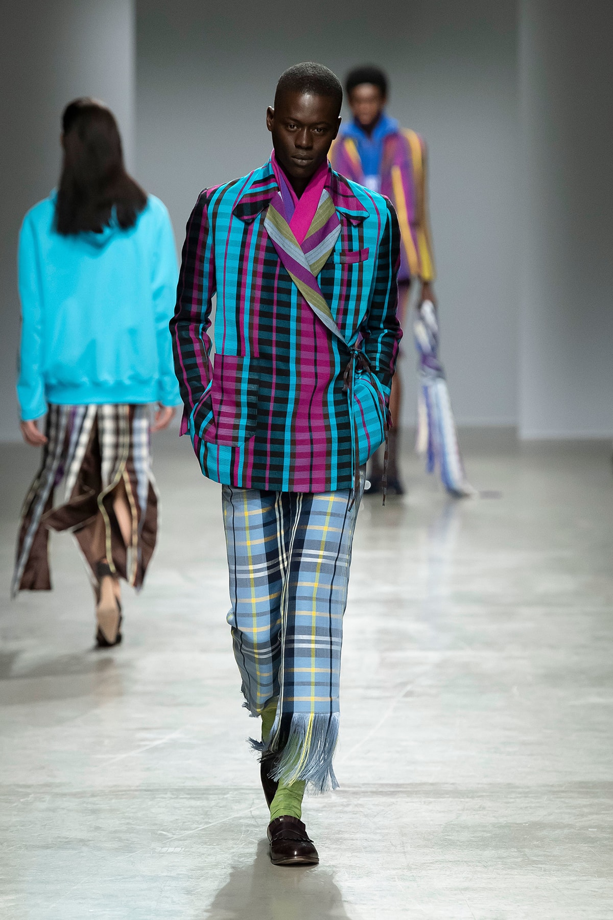Kenneth Ize Fall/Winter 2020 Collection Runway Show Jacket Pants
