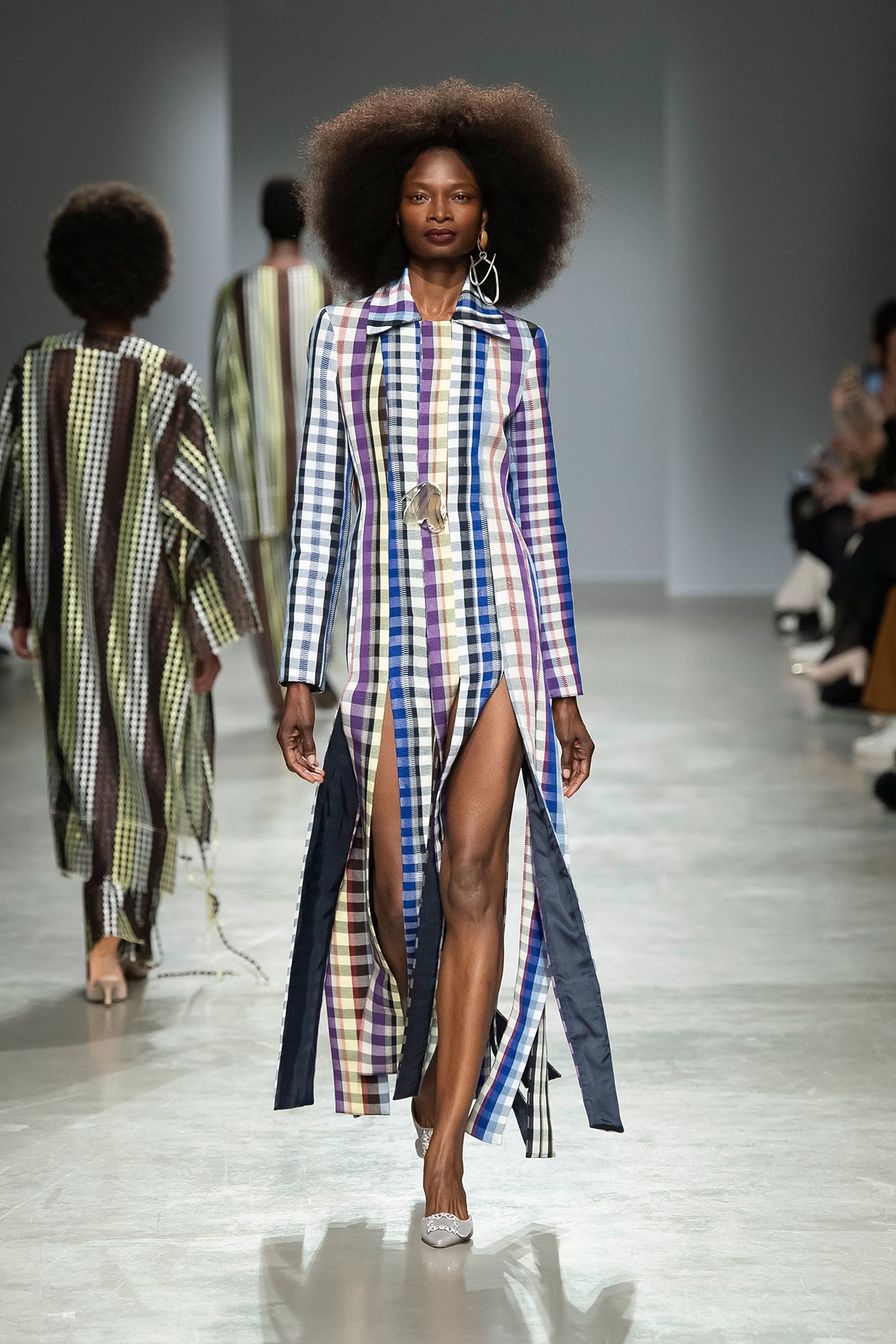 Kenneth Ize Fall/Winter 2020 Collection Runway Show Dress Fringe