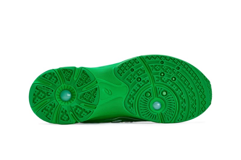 asics x Kiko Kostadinov Collaboration Campaign Green White Sneaker Release