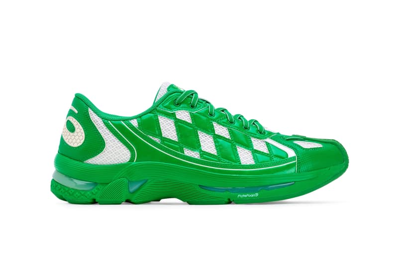 asics x Kiko Kostadinov Collaboration Campaign Green White Sneaker Release