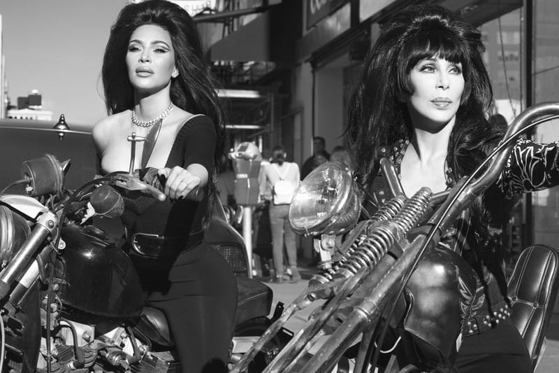 Kim Kardashian, Naomi Campbell and Cher Transform Into Mod Bikers For 'CR Fashion Book'