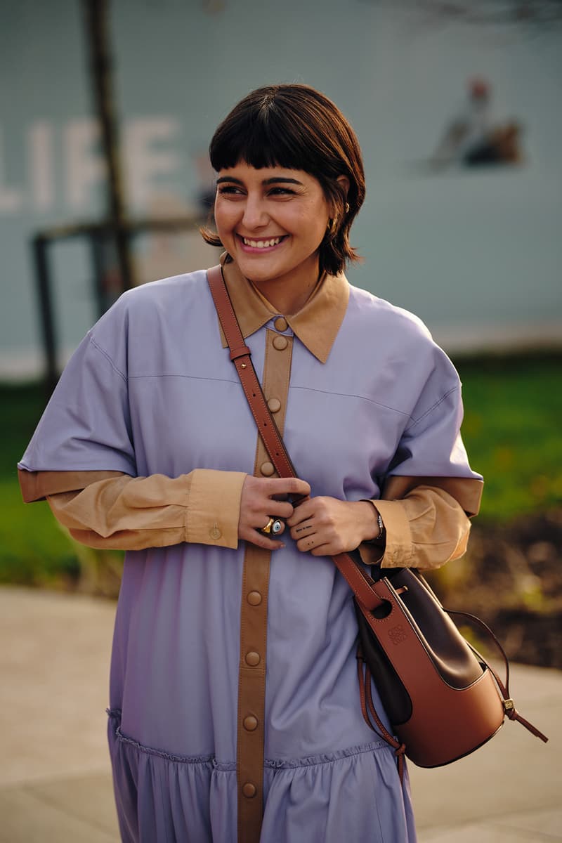 Street Style London Fashion Week Fall Winter 2020 Alyssa in the City Loewe Balloon Bag