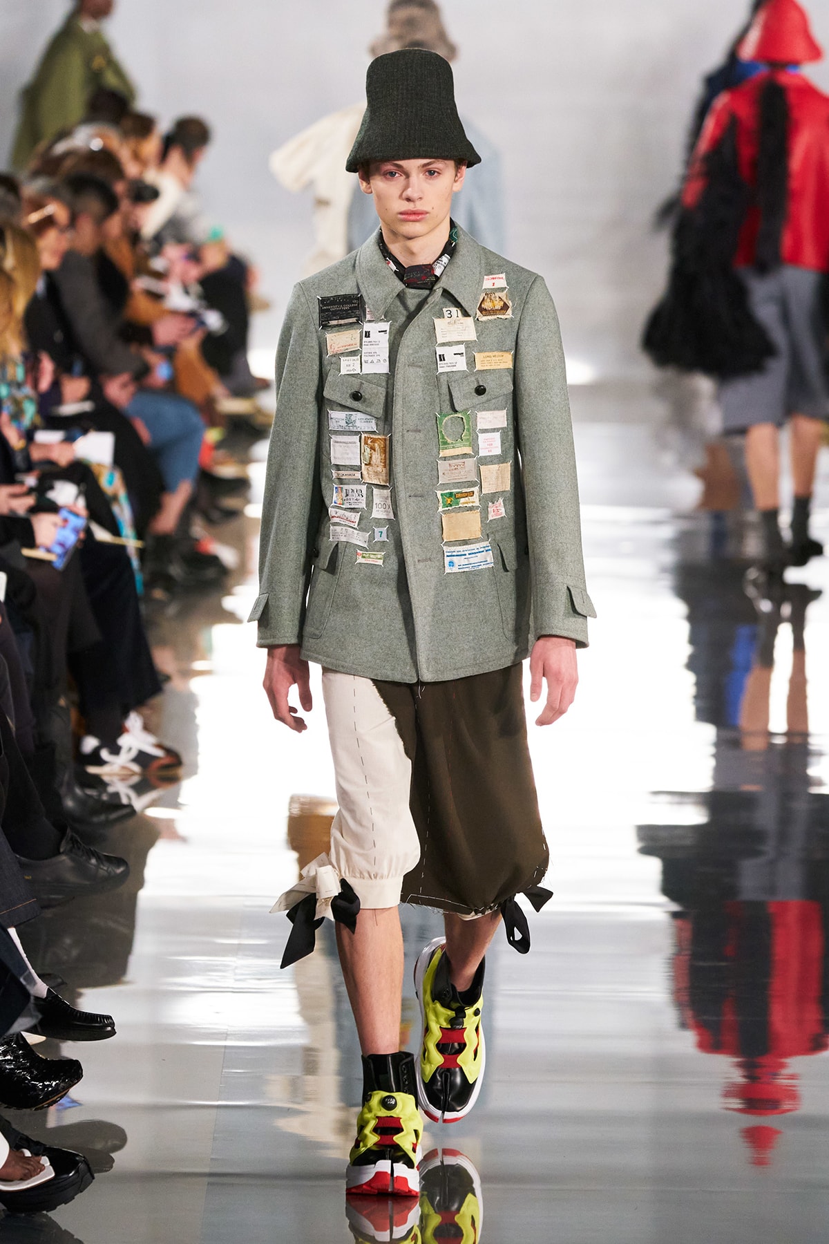 Maison Margiela Fall/Winter 2020 Collection Runway Show Coat Patches