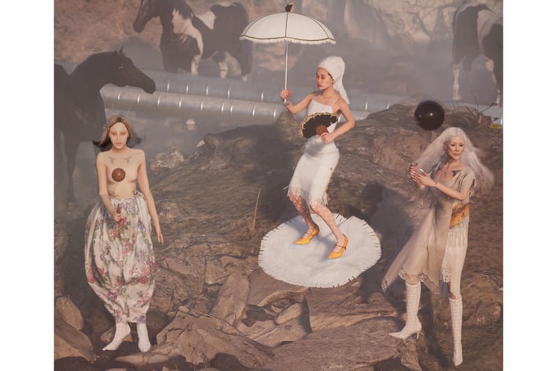 Marine Serre Spring Summer 2020 Campaign Marée Noire