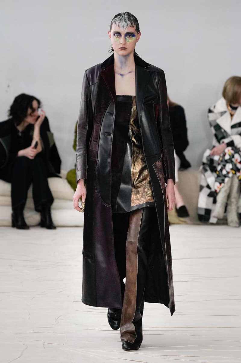 Marni Fall/Winter 2020 Collection Runway Show Coat Black