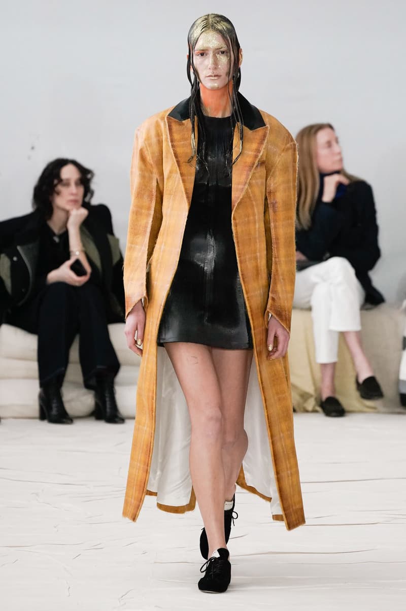 Marni Fall/Winter 2020 Collection Runway Show Coat Orange