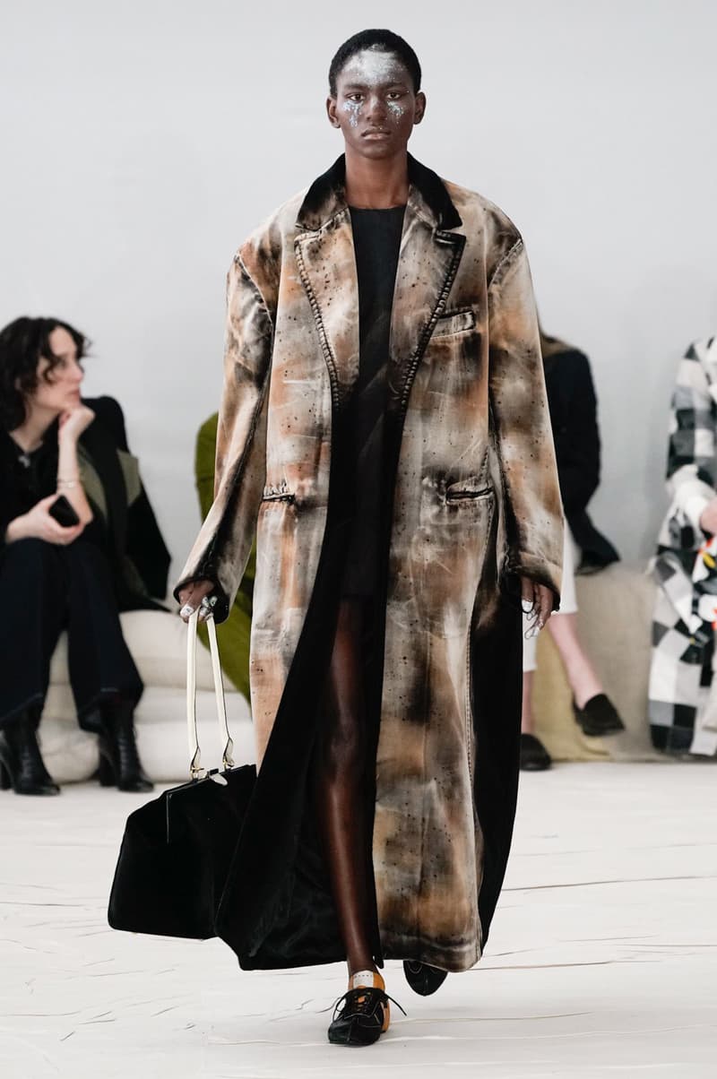 Marni Fall/Winter 2020 Collection Runway Show Coat