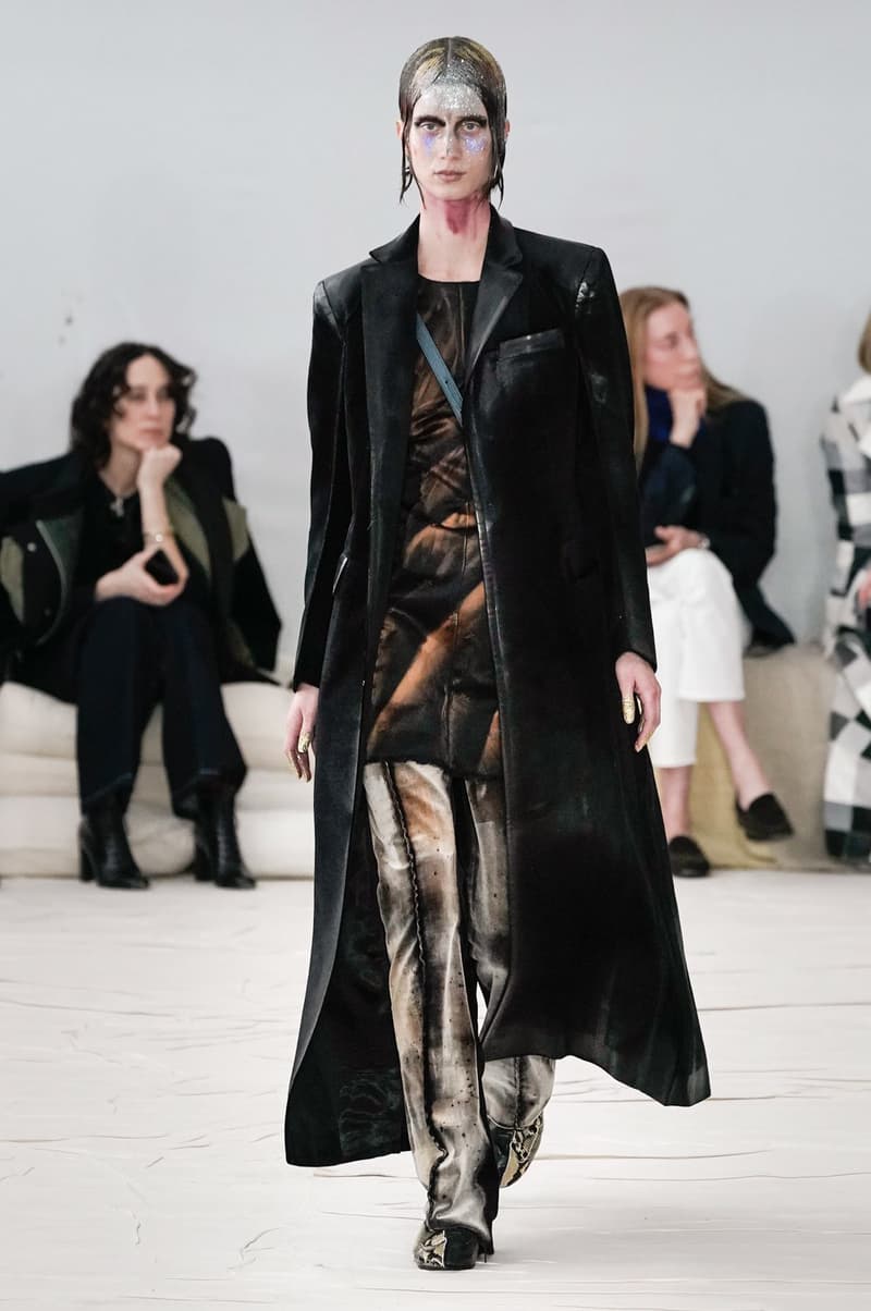 Marni Fall/Winter 2020 Collection Runway Show Coat Black