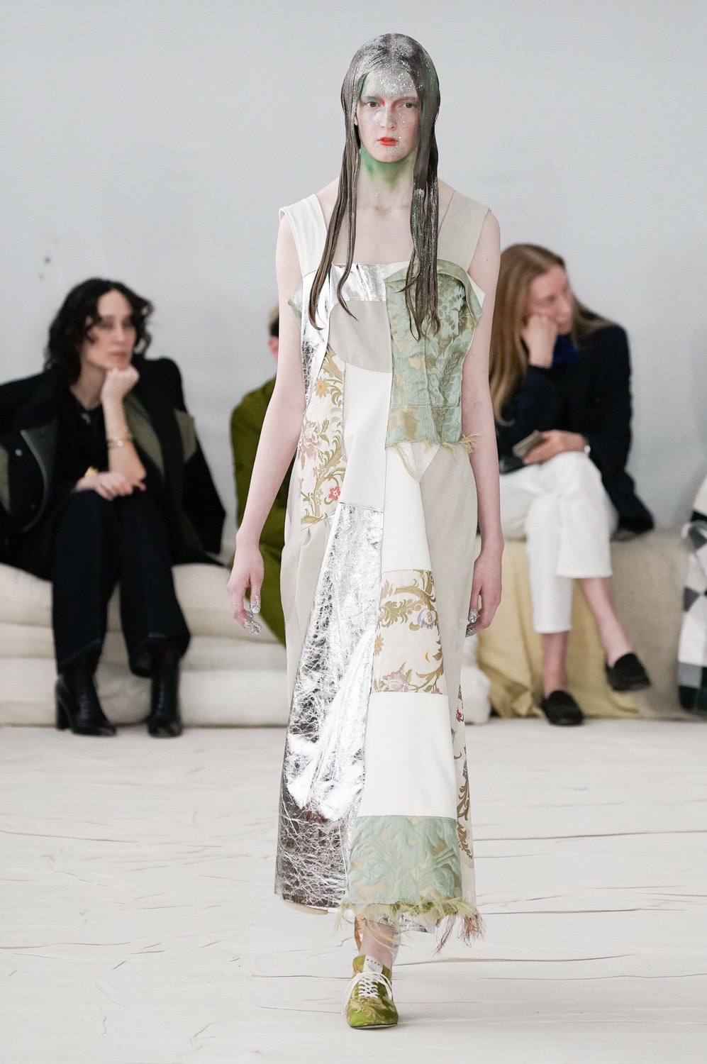 Marni Fall/Winter 2020 Collection Runway Show Dress Tapestry