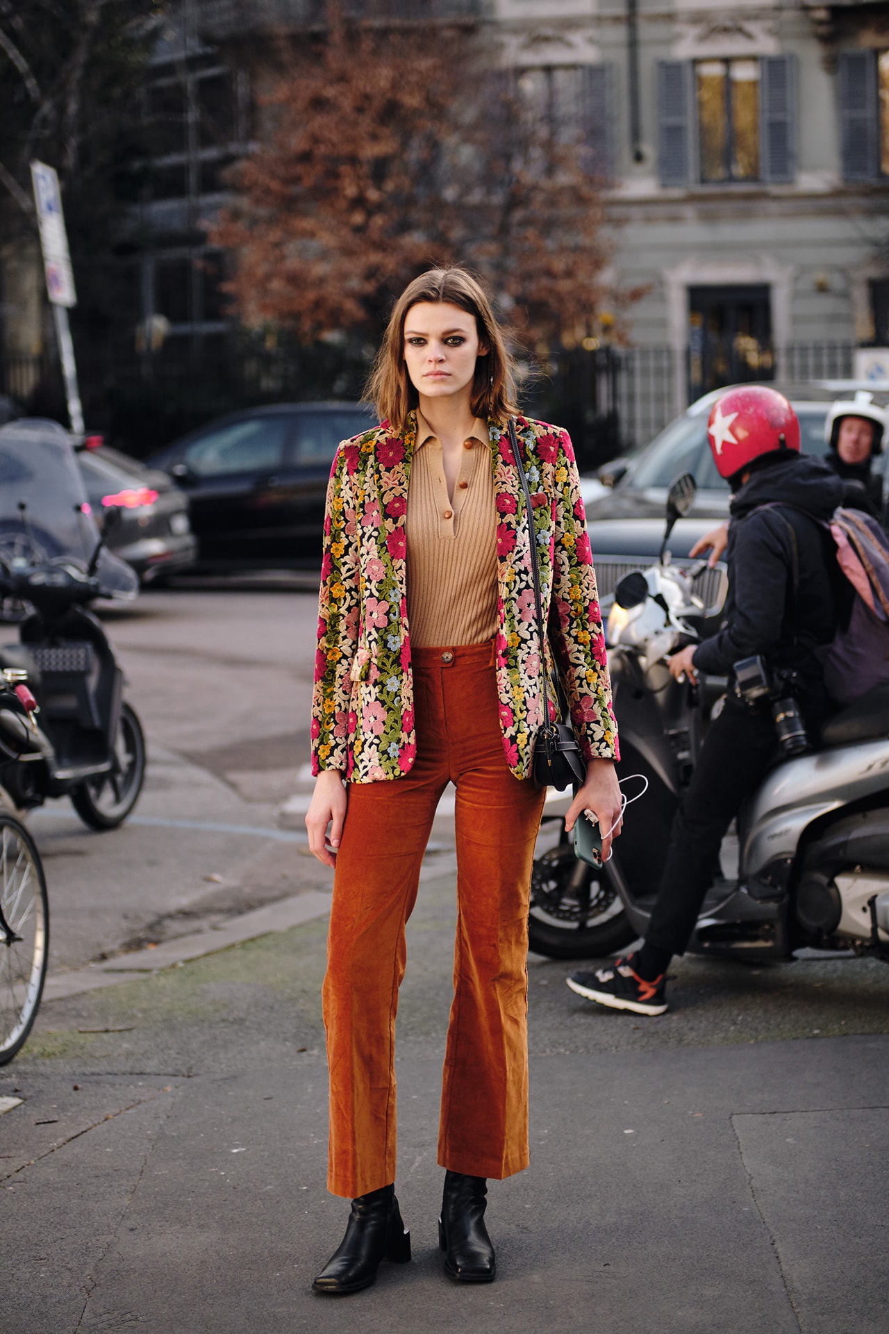 Off-Duty Model Street Style Trends Milan Fashion Week Fall Winter 2020 FW20
