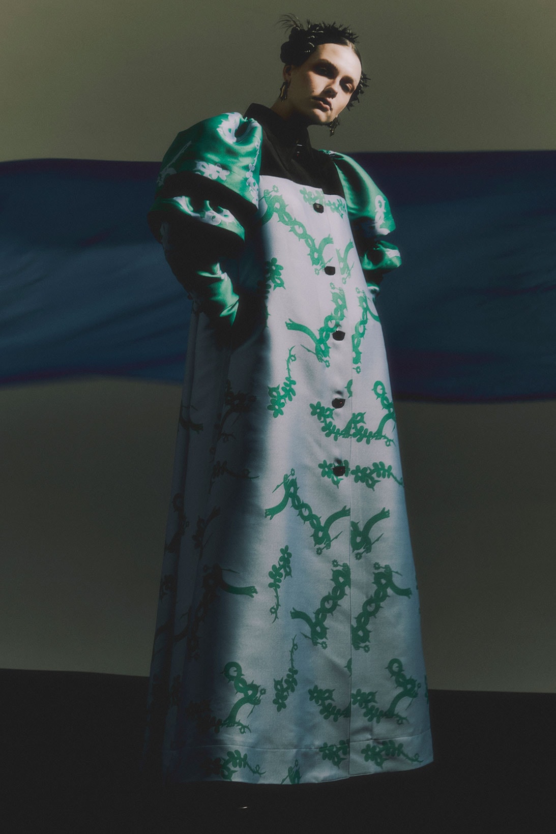 minju kim netflix next in fashion winner korean designer frida kahlo blue dress
