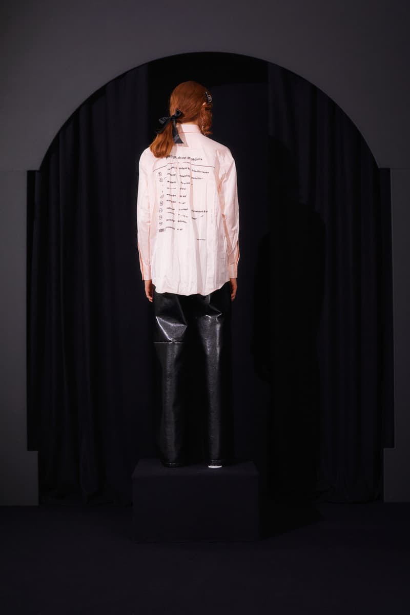 mm6 maison margiela fall winter collection lookbook john galliano boots dresses bags trompe loeil