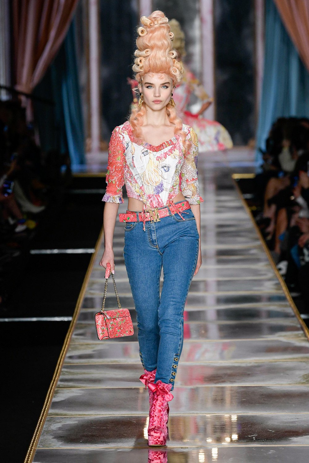 Moschino Fall/Winter 2020 Collection Runway Show Jeans