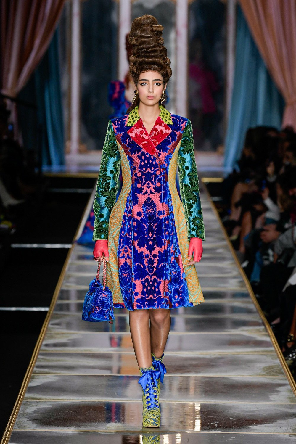 Moschino Fall/Winter 2020 Collection Runway Show Dress Tapestry