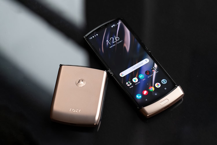 Motorola Unveils New Foldable "Blush Gold" razr at New York Fashion Week