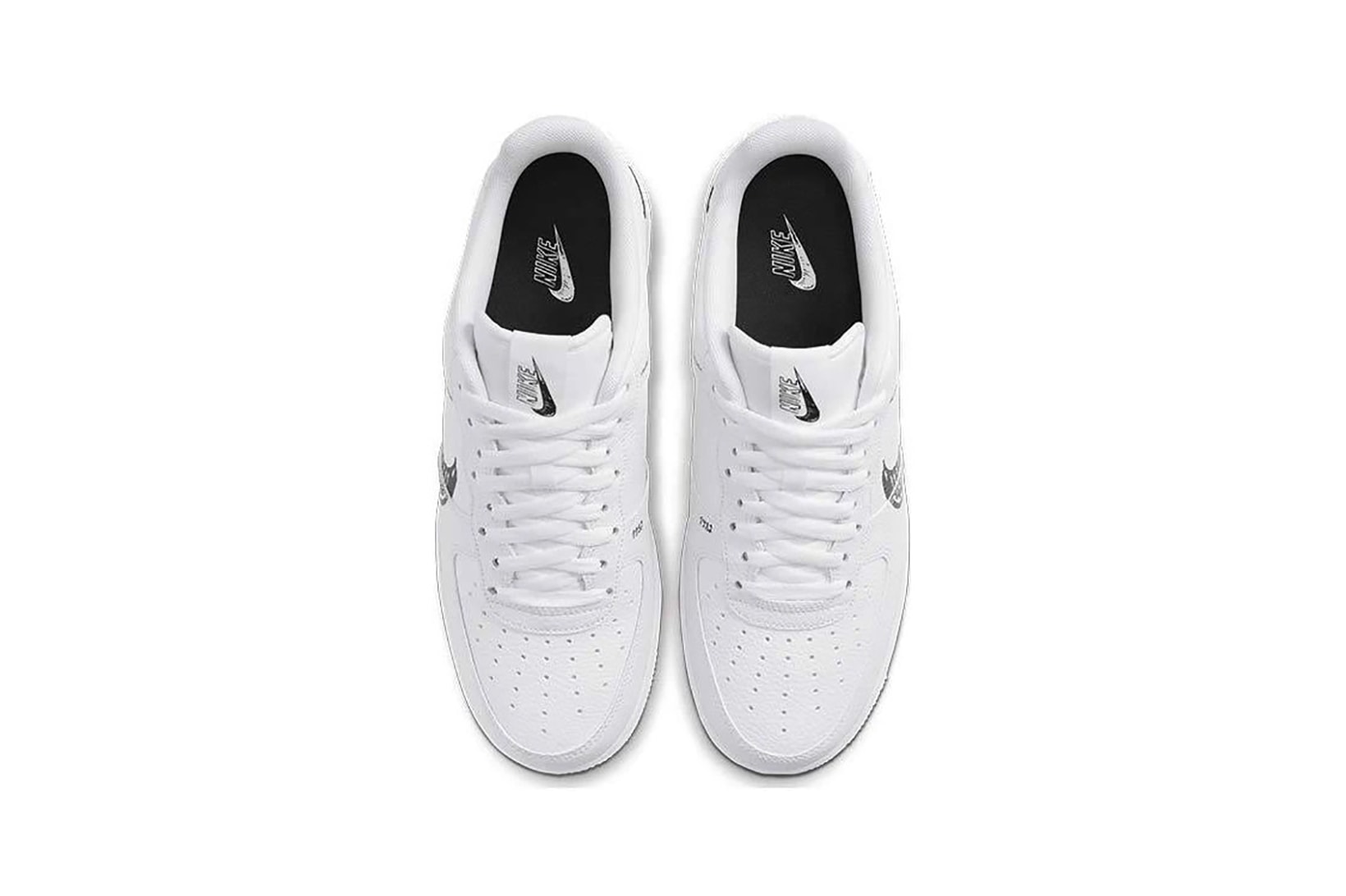 Nike Air Force 1 Blazer Mid Sketch Sneakers White Black