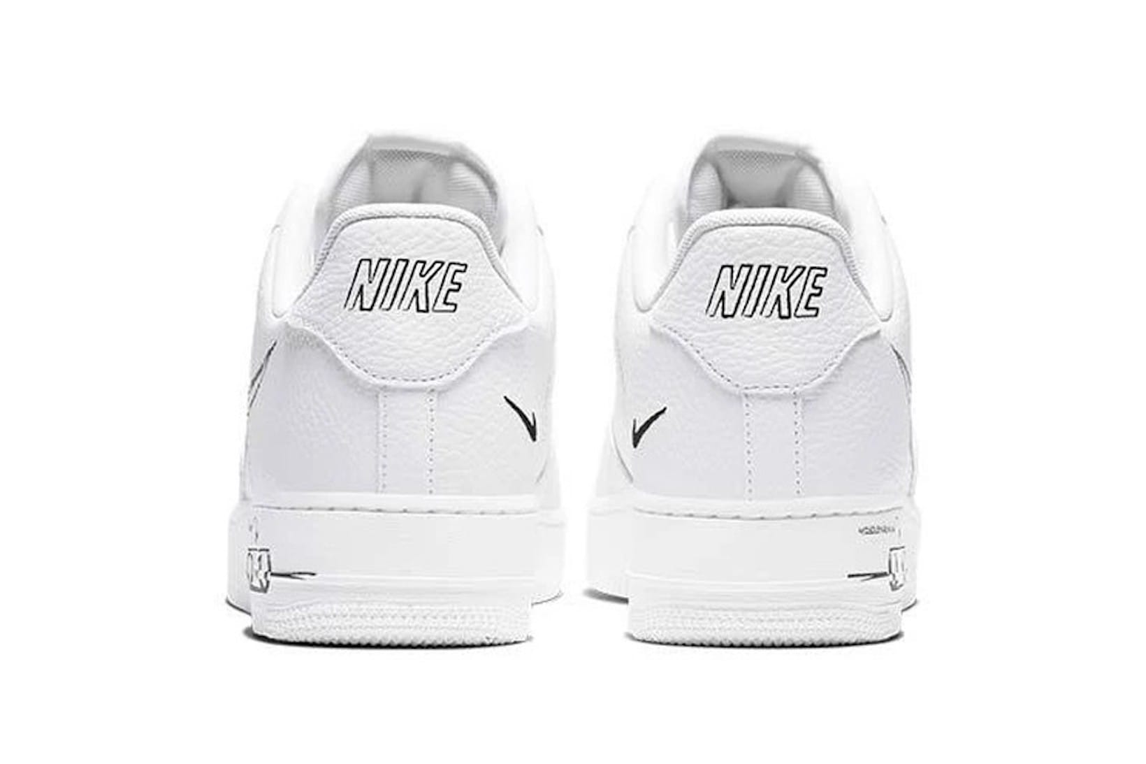 nike shoes with nike written on back