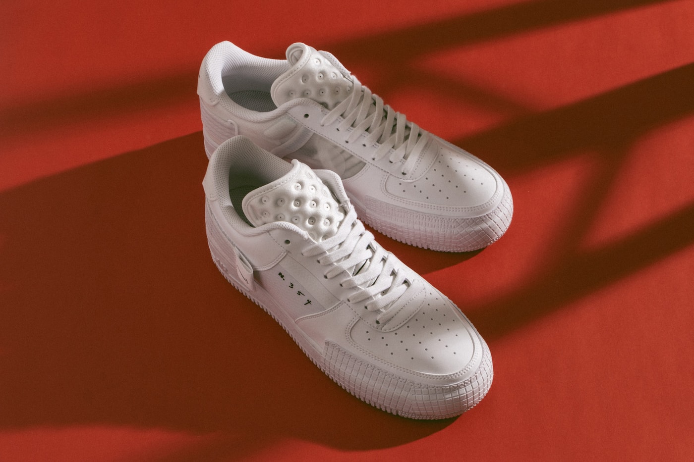 Nike Air Force 1 Type White Sneaker Release Scribbles Black Detail Drawings