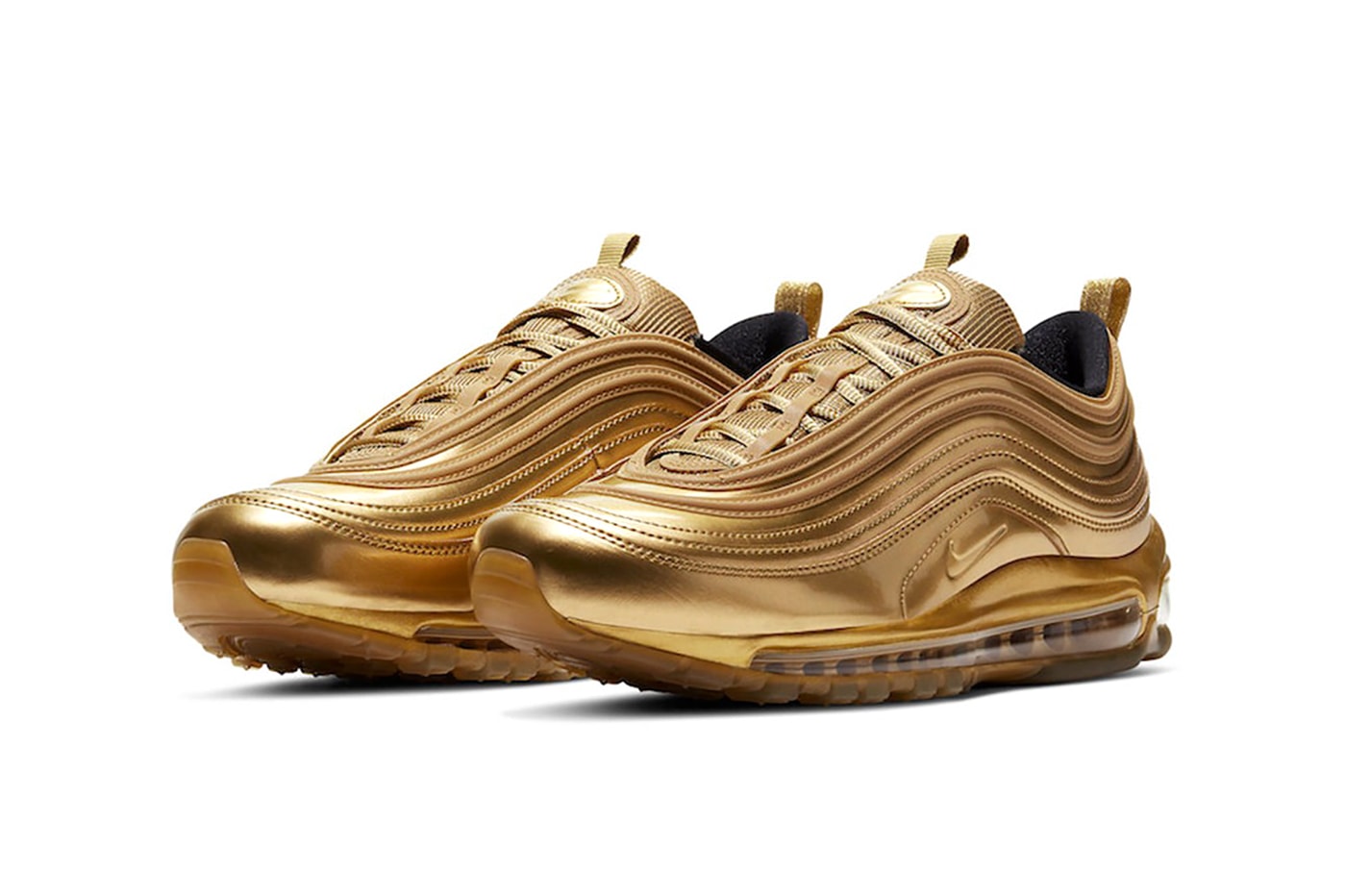 nike air max 97 sneakers gold olympics shoes footwear sneakerhead