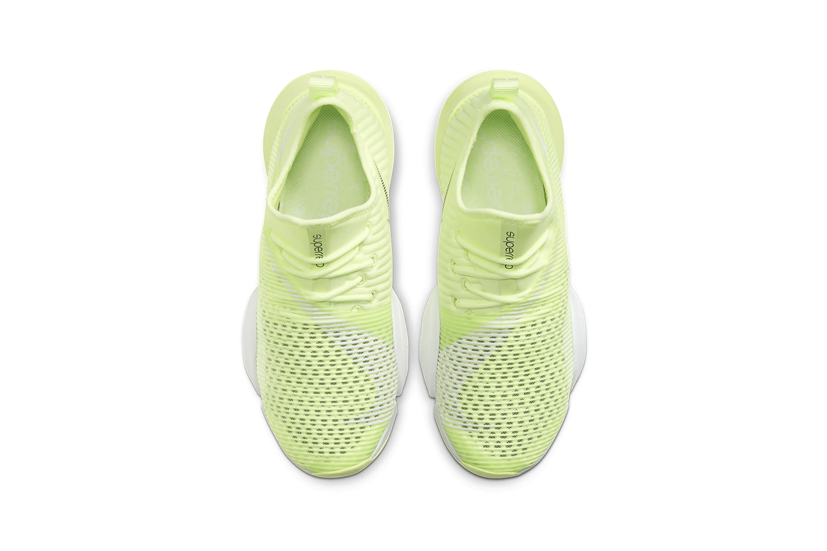 nike air zoom superrep womens hiit class sneakers white lime green