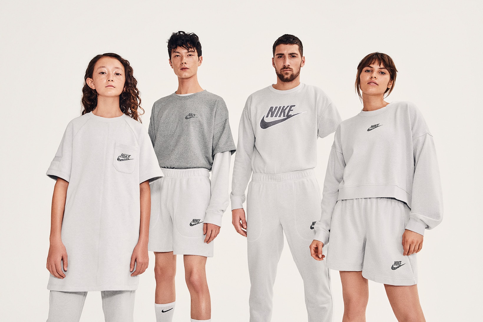 nike move to zero recycled sustainable collection hoodies tshirts joggers sweaters shorts apparel sportswear athleisure 