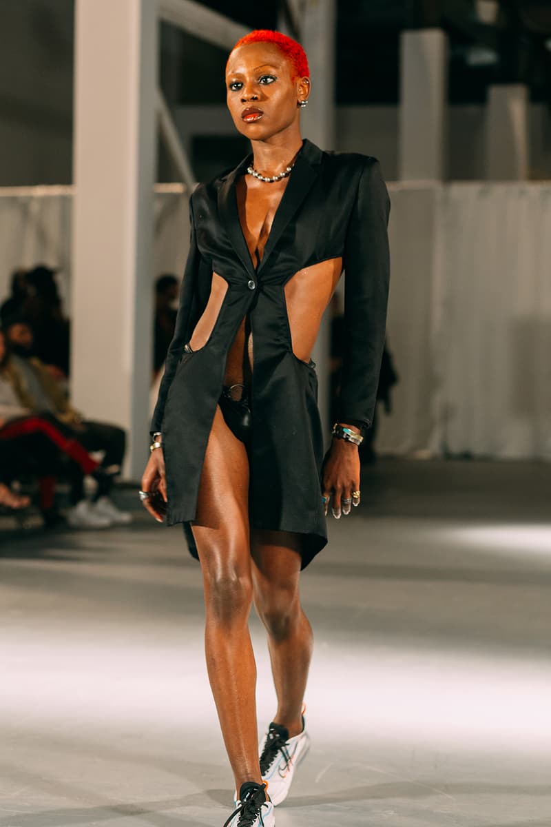 no sesso pierre davis arin hayes autumn randolph fall winter collection los angeles runway show