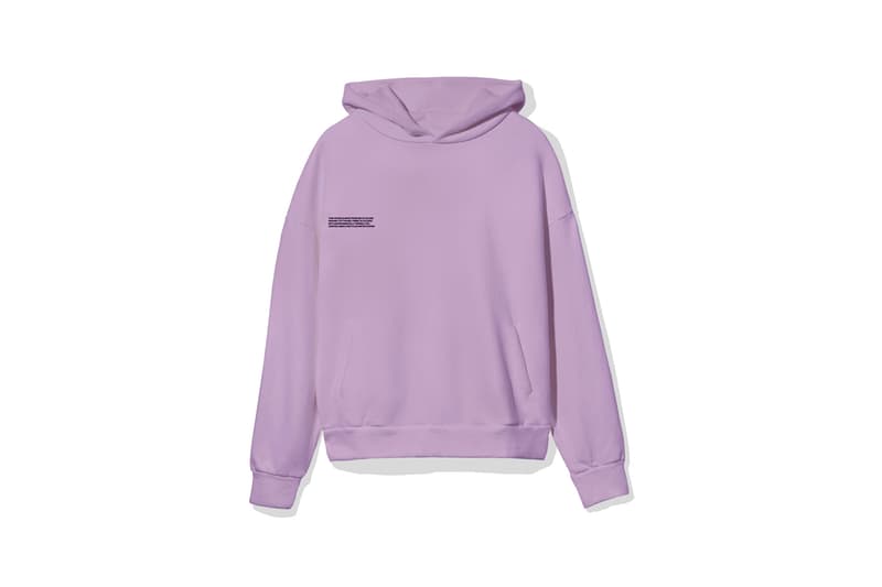 Pangaia "7 Pop Color" Collection Hoodie Purple