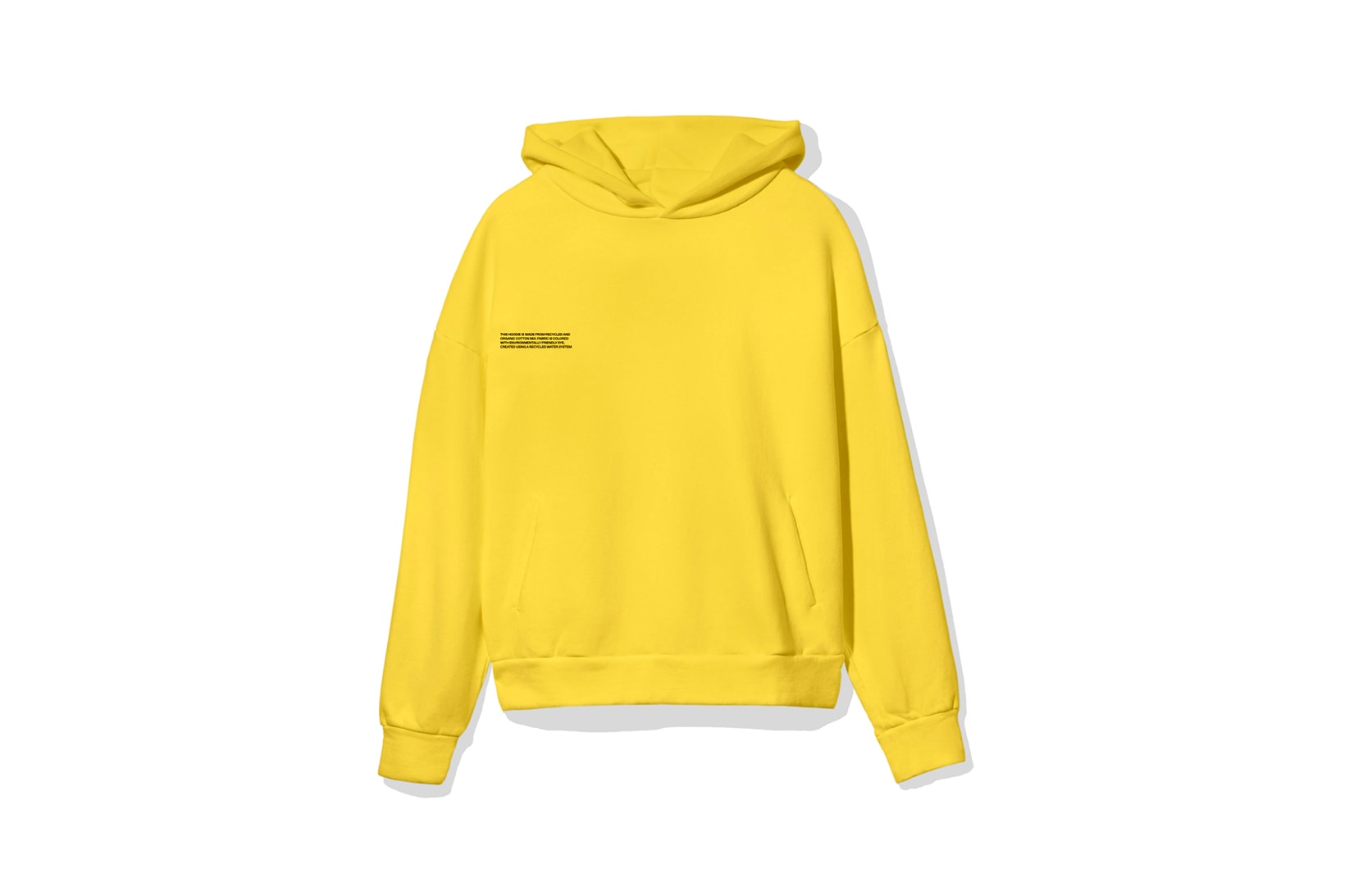 Pangaia "7 Pop Color" Collection Hoodie Yellow