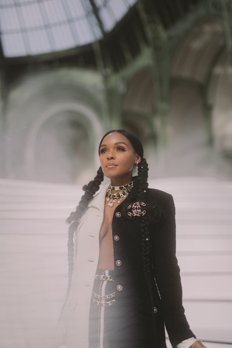 paris fashion week celebrity looks chanel janelle monae