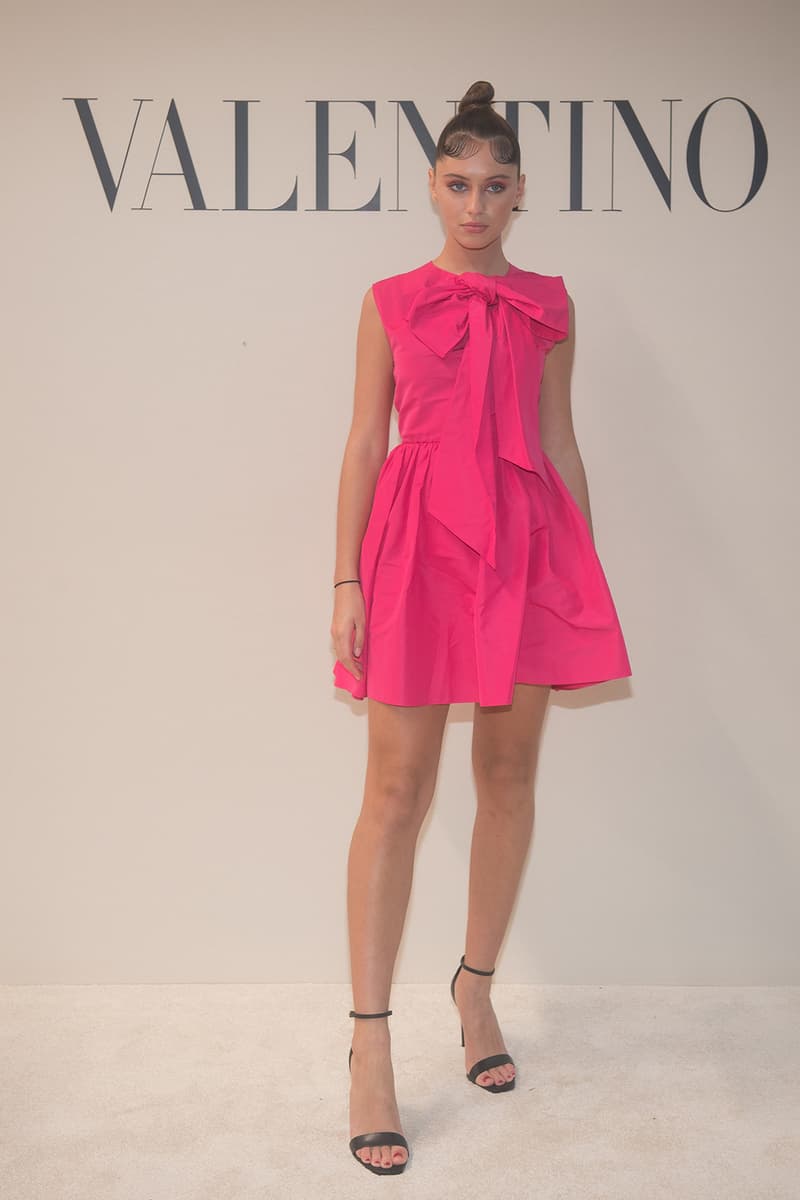 paris fashion week celebrity looks valentino iris law