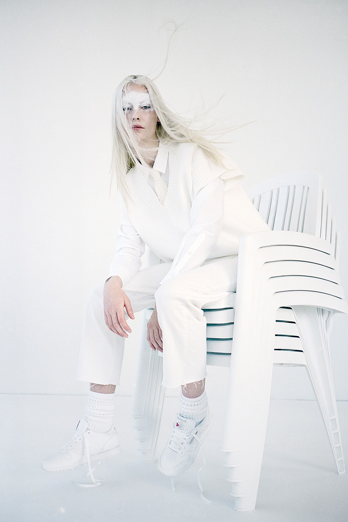 Reebok Classic Leather White NAKED Editorial