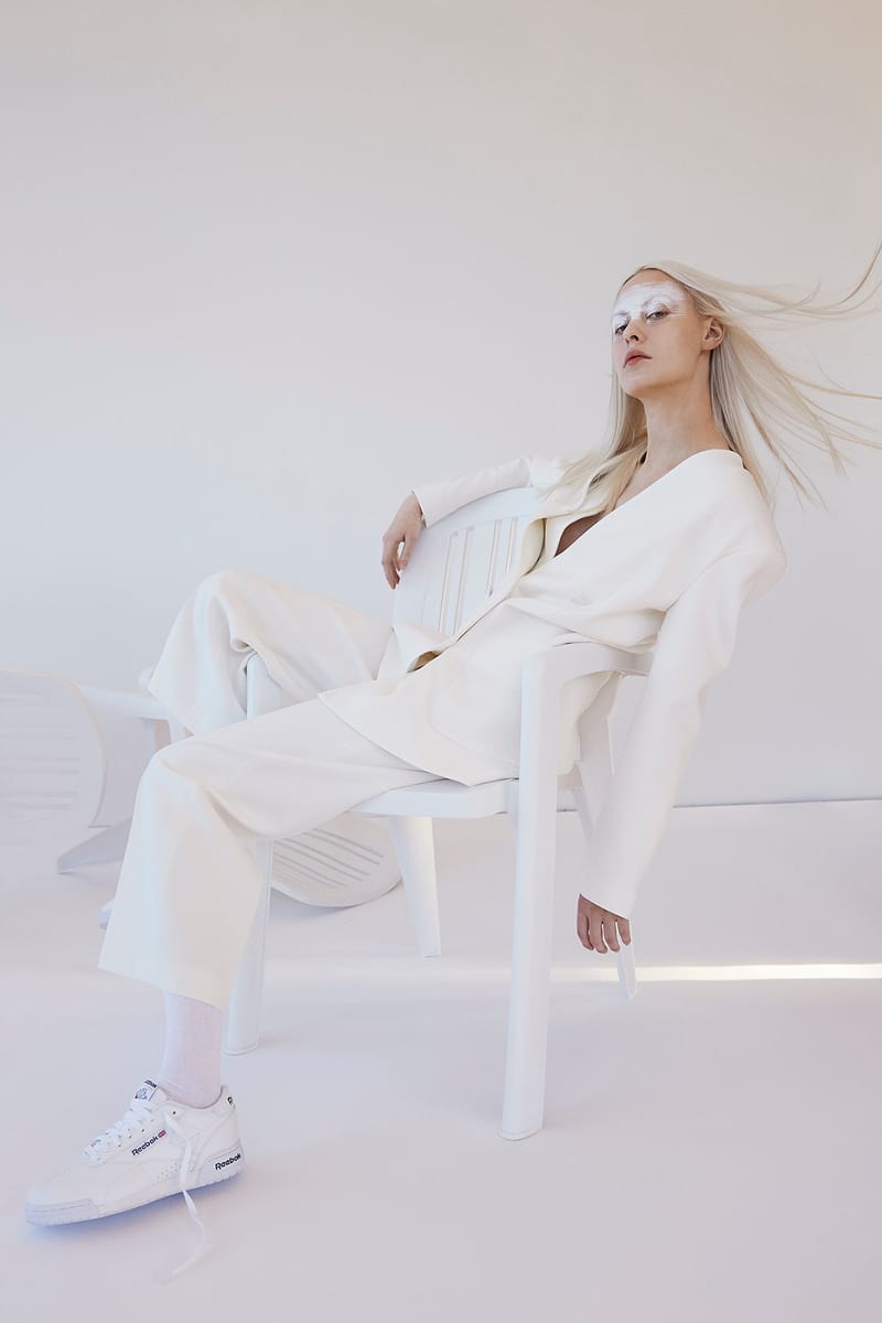 reebok fashion white