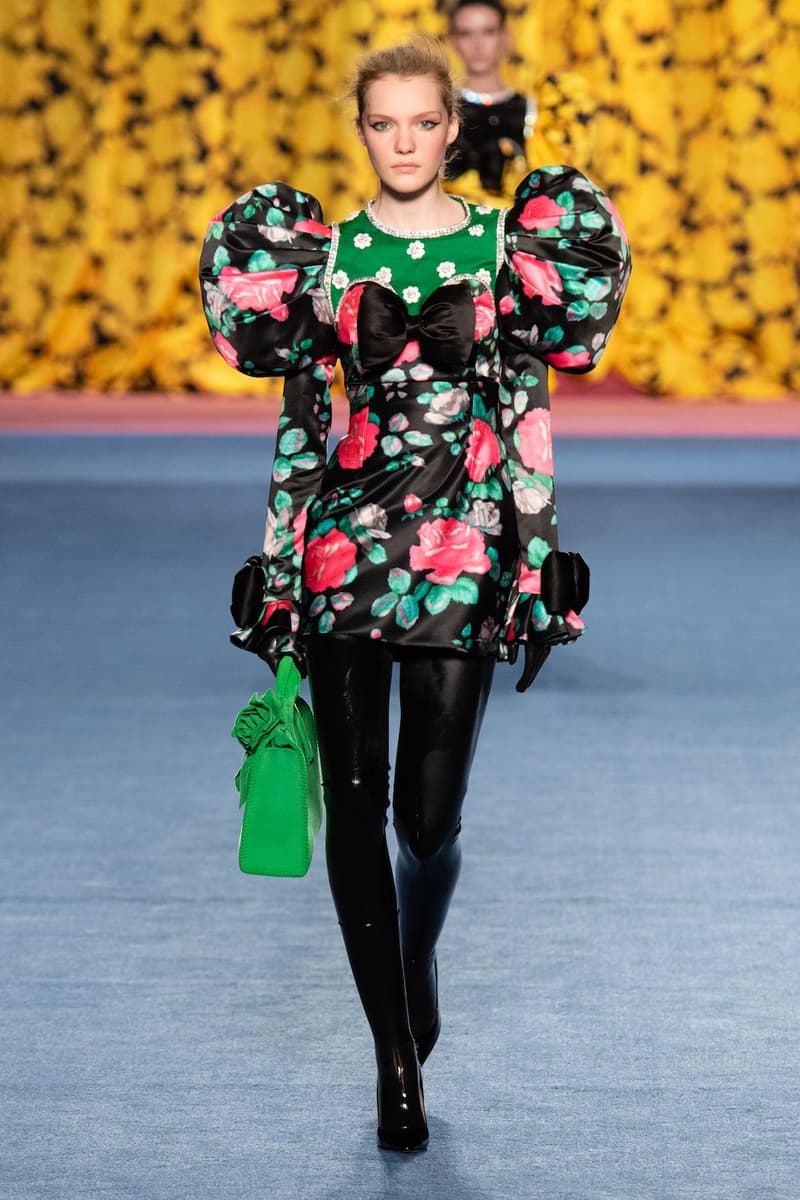richard quinn london fashion week lfw fall winter collection dresses