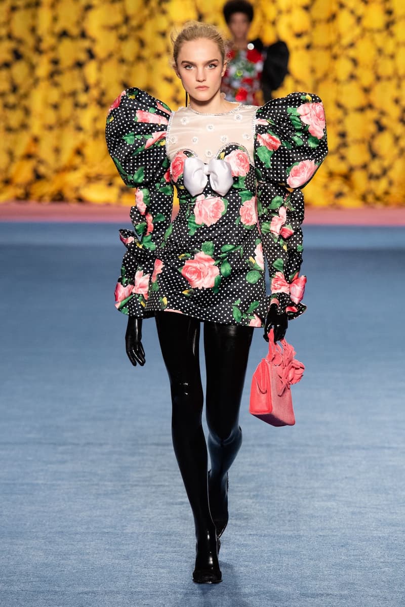 richard quinn london fashion week lfw fall winter collection dresses