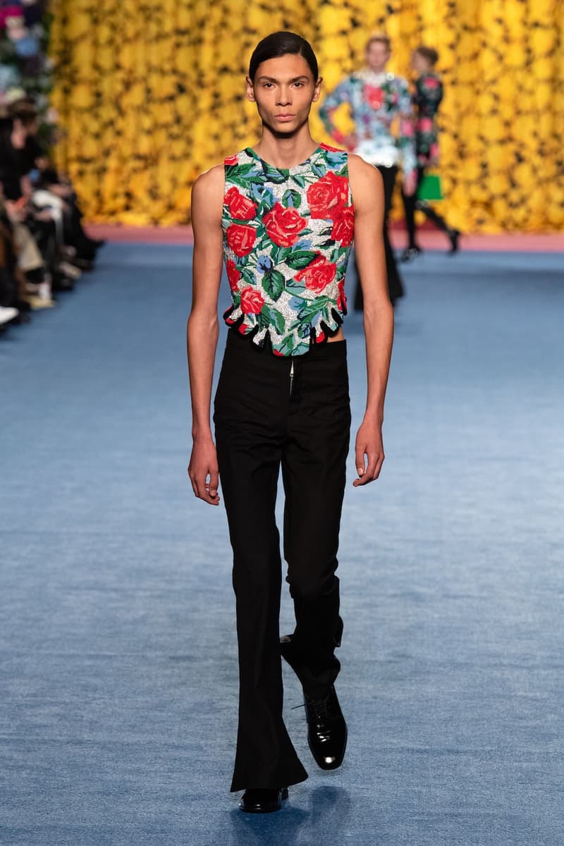 richard quinn london fashion week lfw fall winter collection dresses