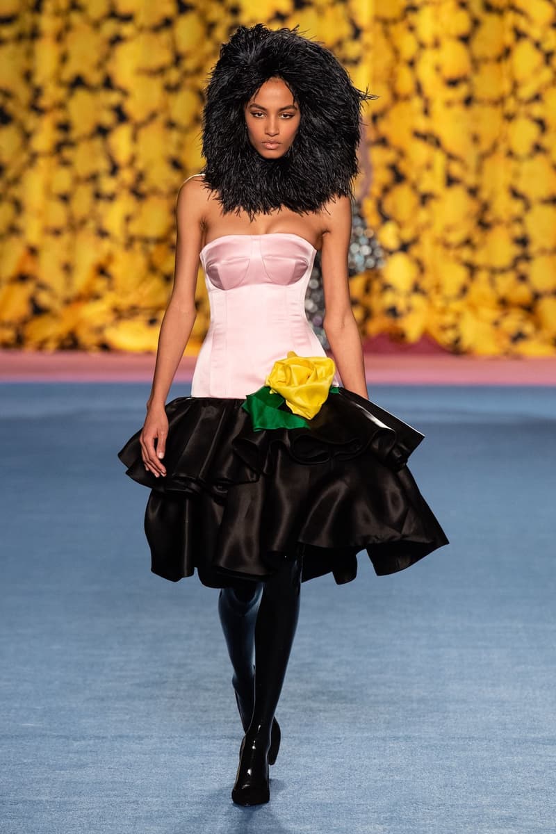 richard quinn london fashion week lfw fall winter collection dresses