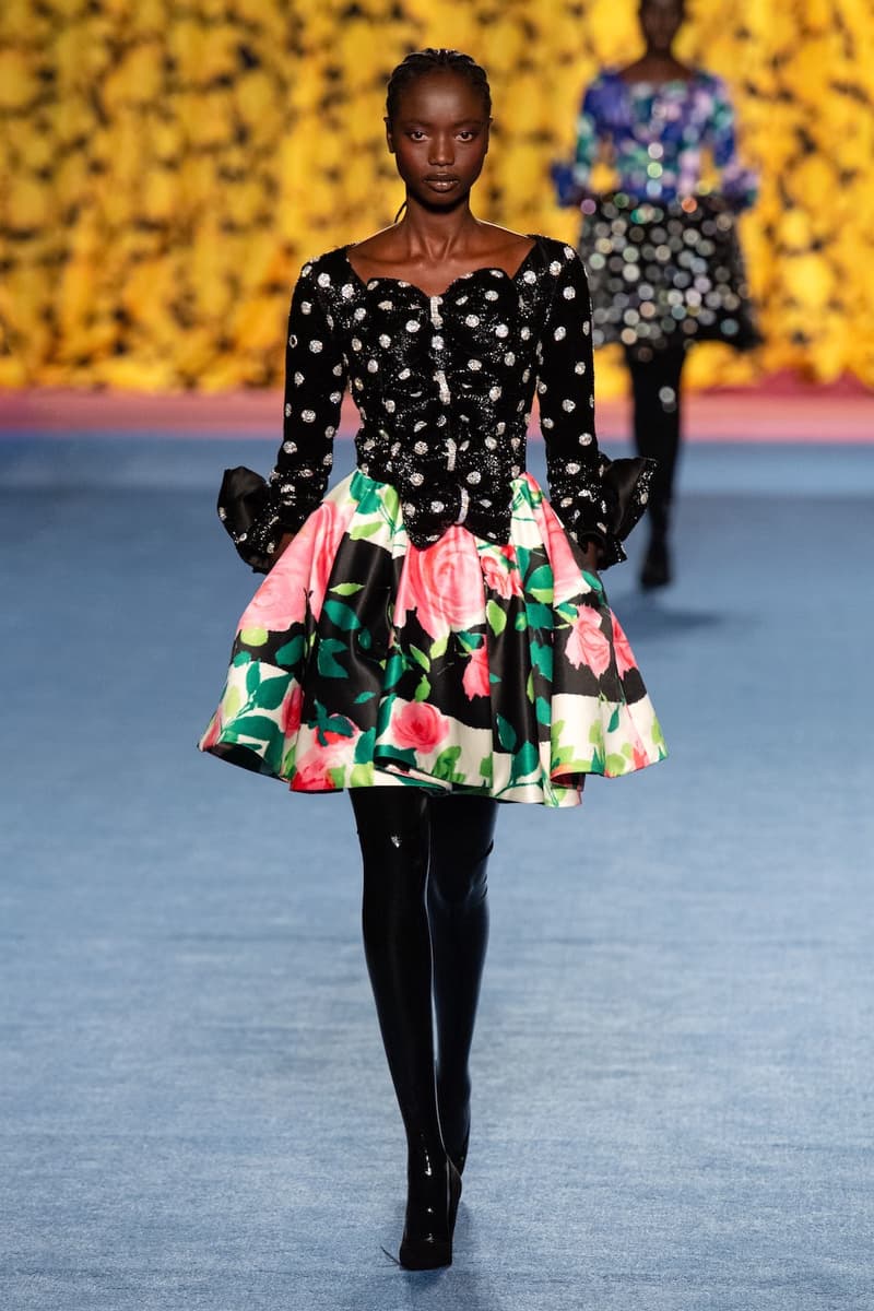 richard quinn london fashion week lfw fall winter collection dresses