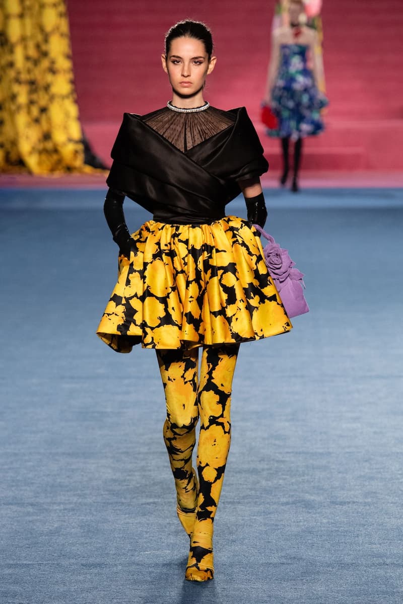 richard quinn london fashion week lfw fall winter collection dresses
