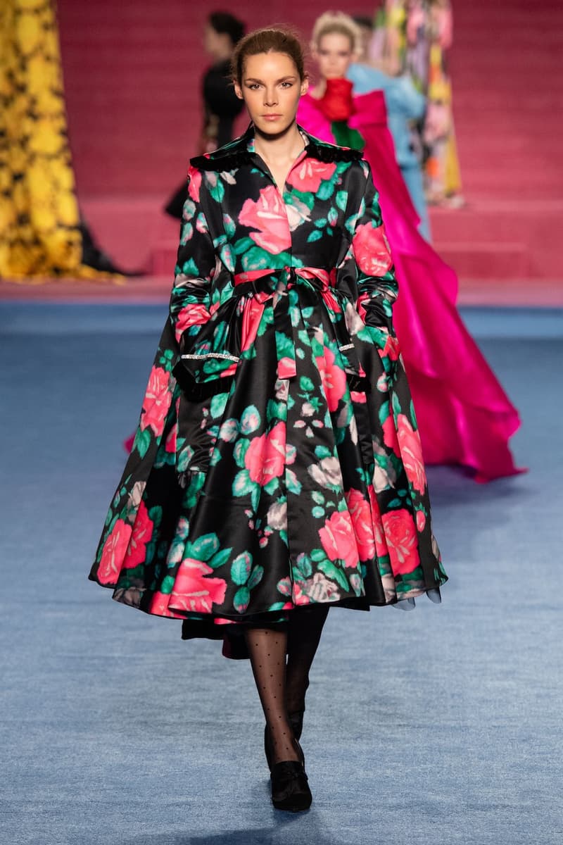 richard quinn london fashion week lfw fall winter collection dresses