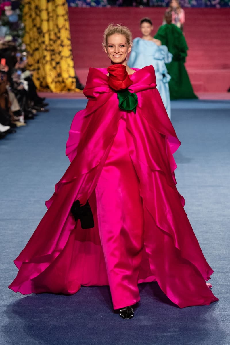 richard quinn london fashion week lfw fall winter collection dresses