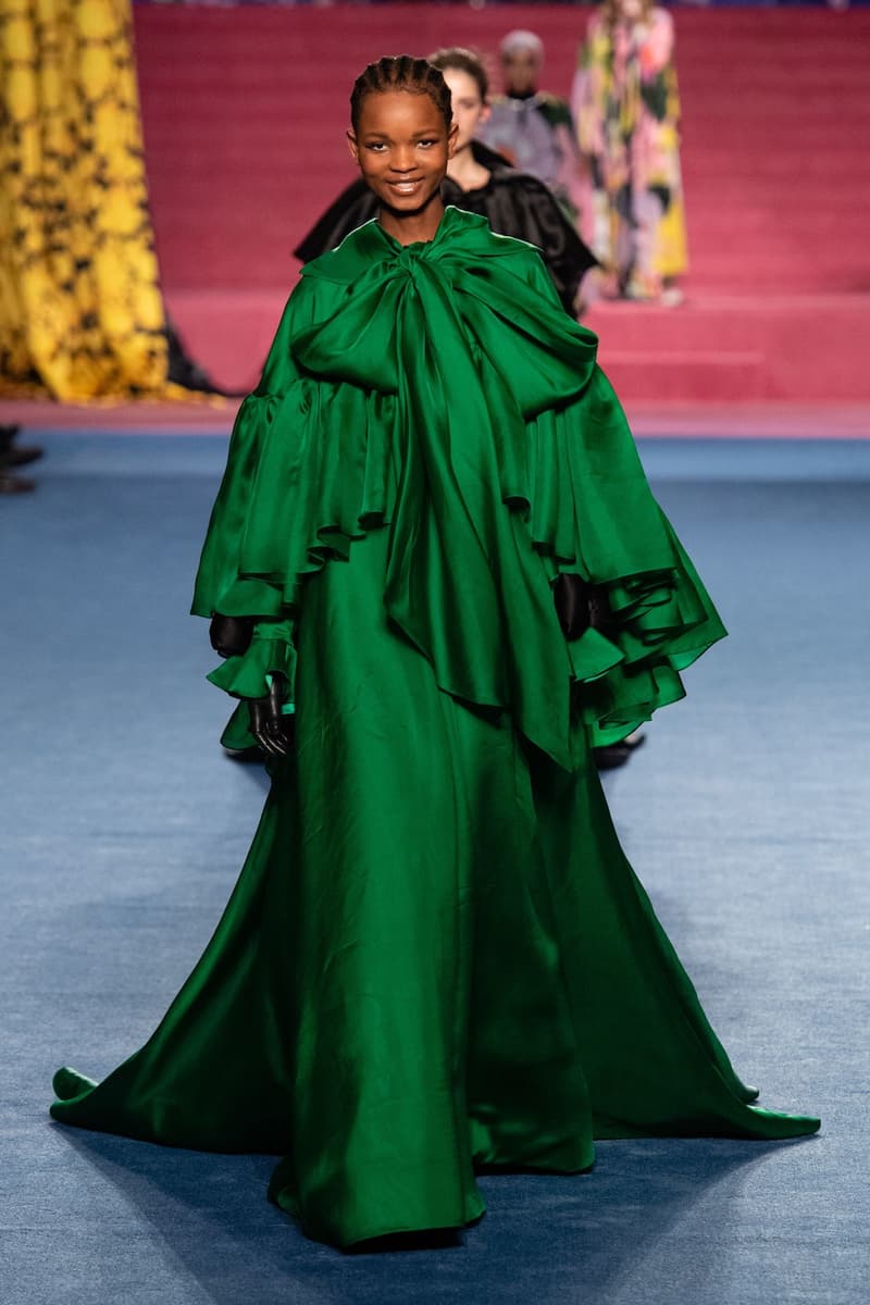richard quinn london fashion week lfw fall winter collection dresses