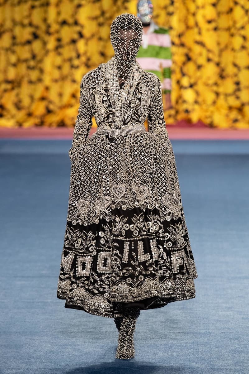 richard quinn london fashion week lfw fall winter collection dresses