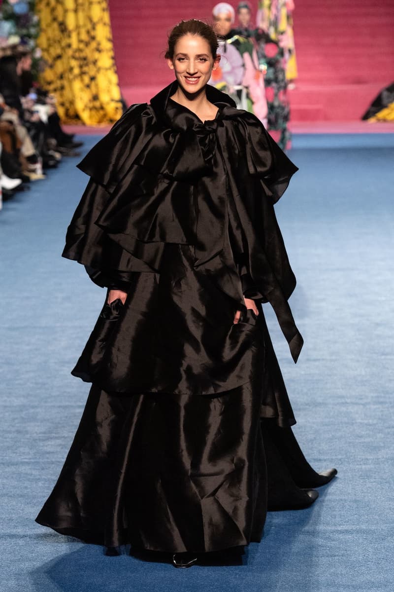 richard quinn london fashion week lfw fall winter collection dresses