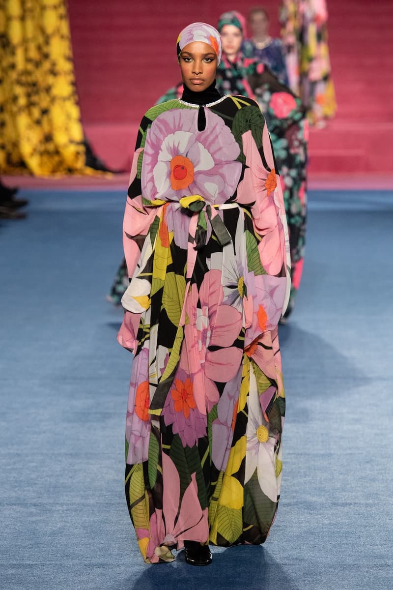richard quinn london fashion week lfw fall winter collection dresses