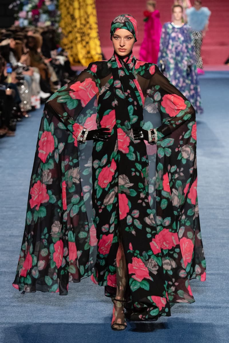 richard quinn london fashion week lfw fall winter collection dresses